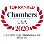 Chambers 2020 Award