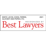 Best Lawyers in America 2021 Award Mintz