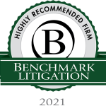 Benchmark Litigation 2021 Highly Recommended Firm Award