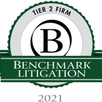 Benchmark Litigation 2021 Tier 2 Firm Award