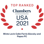 Chambers Top Ranked Law Firms 2021 Award
