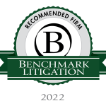 Benchmark Litigation Recommended Firm 2022