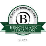 Benchmark Litigation Recommended Firm 2023
