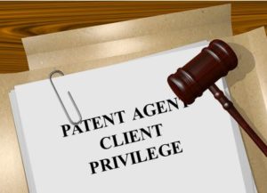 Patent Agent Privilege