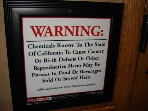 Prop 65 Warning California